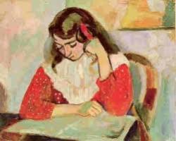 La liseuse, Marguerite Matisse, 1906